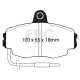 EBC brakes Front kit EBC PD09KF907 - Discs Ultimax Grooved + brake pads Bluestuff | races-shop.com