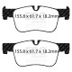 EBC brakes Front kit EBC PD11KF1288 - Discs Turbo Grooved + brake pads Greenstuff | races-shop.com