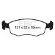 EBC brakes Front kit EBC PD11KF352 - Discs Turbo Grooved + brake pads Greenstuff | races-shop.com