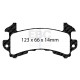 EBC brakes Rear kit EBC PD11KR062 - Discs Turbo Grooved + brake pads Greenstuff | races-shop.com