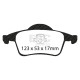EBC brakes Rear kit EBC PD11KR134 - Discs Turbo Grooved + brake pads Greenstuff | races-shop.com