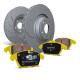 EBC brakes Front kit EBC PD13KF787 - Discs Turbo Grooved + brake pads Yellowstuff | races-shop.com