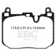 EBC brakes Front kit EBC PD13KF899 - Discs Turbo Grooved + brake pads Yellowstuff | races-shop.com