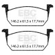 EBC brakes Front kit EBC PD13KF903 - Discs Turbo Grooved + brake pads Yellowstuff | races-shop.com