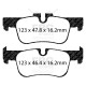 EBC brakes Rear kit EBC PD13KR2029 - Discs Turbo Grooved + brake pads Yellowstuff | races-shop.com