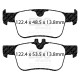 EBC brakes Rear kit EBC PD14KR660 - Discs Turbo Grooved + brake pads Bluestuff | races-shop.com