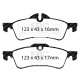 EBC brakes Rear kit EBC PD17KR069 - Discs BSD Grooved + brake pads Redstuff Ceramic | races-shop.com