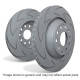 EBC brakes Front kit EBC PD18KF110 - Discs BSD Grooved + brake pads Yellowstuff | races-shop.com