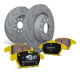 EBC brakes Front kit EBC PD18KF126 - Discs BSD Grooved + brake pads Yellowstuff | races-shop.com