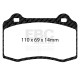 EBC brakes Front kit EBC PD19KF182 - Discs BSD Grooved + brake pads Bluestuff | races-shop.com