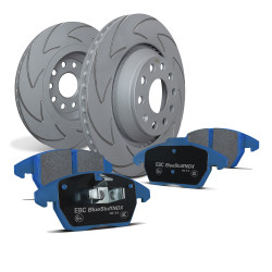 Rear kit EBC PD19KR294 - Discs BSD Grooved + brake pads Bluestuff