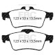 EBC brakes Rear kit EBC PD19KR320 - Discs BSD Grooved + brake pads Bluestuff | races-shop.com