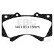 EBC brakes Front + Rear kit EBC PD40K2193 - Discs Premium OE + brake pads Ultimax OE | races-shop.com