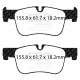 EBC brakes Front + Rear kit EBC PD40K2720 - Discs Premium OE + brake pads Ultimax OE | races-shop.com