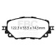 EBC brakes Front kit EBC PDKF2385 - Discs Premium OE + brake pads Ultimax OE | races-shop.com