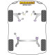 Polyurethane bushings Powerflex Upper Engine Mount Insert Peugeot Bipper (2007-on) Road Series | races-shop.com