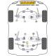 Polyurethane bushings Powerflex Front Engine Mount Insert Porsche 987 Boxster (2005-2012) Road Series | races-shop.com