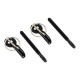 Promotions Aluminium bonnet pins kit | races-shop.com