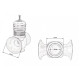 Universal Blow off valves Double horn Blow off adjustable | races-shop.com
