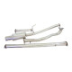 Cat backs RACES Exhaust set, Turbo back for Mitsubishi Lancer EVO 7-9, 4G63 | races-shop.com