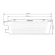 Same side intercoolers Intercooler universal 550 x 230 x 65 mm asymmetrical | races-shop.com