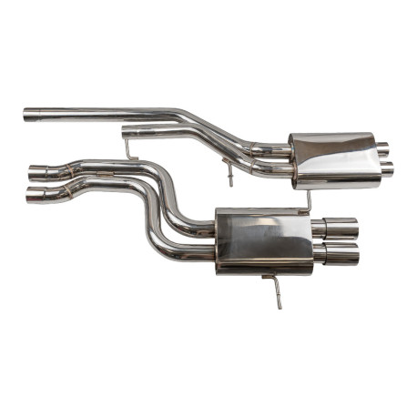 Cat backs RACES Cat back Exhaust System Audi A4 S4 B5 2.7 | races-shop.com