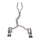 Cat backs RACES Exhaust BMW E46 M3 | races-shop.com