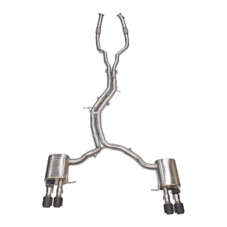 Cat backs RACES Exhaust BMW E46 M3 | races-shop.com
