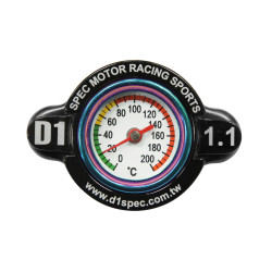 Radiator cap D1spec 1,1BAR 28mm with thermometer
