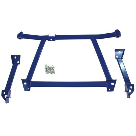 Strutbars Strut bar front lower - LANCER EVO 7-9 BLUE | races-shop.com