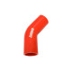 Elbows 45° Silicone hose elbow 45° - 76mm (3") | races-shop.com