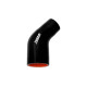 Elbows 45° reductive Silicone hose elbow reducer 45° - 15mm (0,59") to 20mm (0,79") | races-shop.com