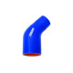 Elbows 45° reductive Silicone hose elbow reducer 45° - 15mm (0,59") to 20mm (0,79") | races-shop.com