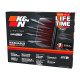 Replacement air filters moto K&N replacement air filter SU-1014 | races-shop.com