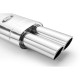Dual tips Muffler 70mm RM Motors | races-shop.com