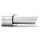 Dual tips Muffler 70mm RM Motors | races-shop.com