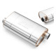 1x input / 1x output Center Muffler 76mm RM Motors | races-shop.com