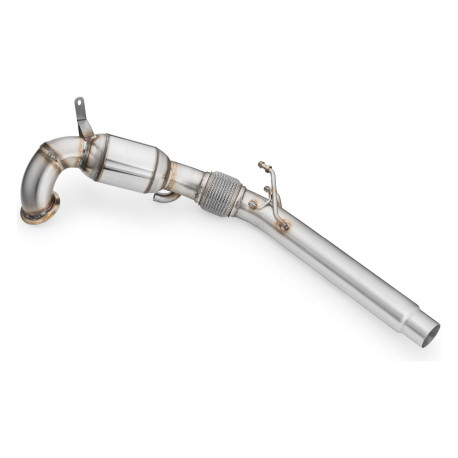 Down pipes and dump pipes Downpipe for AUDI A3 1.8 TFSI 2013+ CAT EURO 3 | races-shop.com
