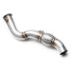 Down pipes and dump pipes Downpipe for BMW E90 E91 318D 320D | races-shop.com