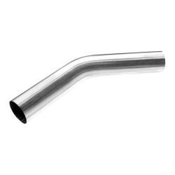 Stainless steel pipe - elbow 45°, 51mm, length 40cm