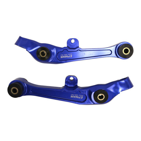 Control arms and ball joints Balance levelers front Nissan 350Z, Blue | races-shop.com