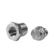 Oxygen sensors and adapters Lambda (o2) Probe Reduction Adapter M18x1.5 - M12x1.25 + plug | races-shop.com