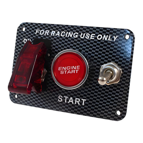 Switch panels Carbon-style engine start panel | races-shop.com