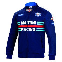 Sparco Bomber style jackett MARTINI RACING blue
