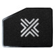 Replacement air filters for original airbox Replacement air filter Pipercross PP2080 | races-shop.com