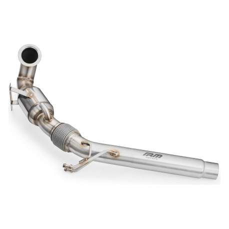 Down pipes and dump pipes Downpipe AUDI A3 8V 1.8 TFSI + CATALYST | races-shop.com