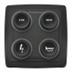 Standalone ecu, display and accessories Ecumaster 4 position CAN KEYBOARD | races-shop.com