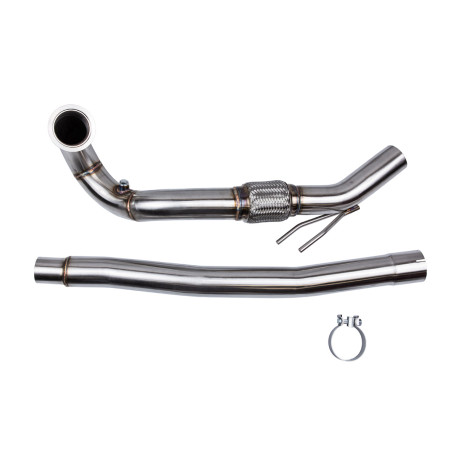 Down pipes and dump pipes Downpipe for Golf 5/6 GTI 2.0T decat | races-shop.com