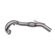 Down pipes and dump pipes Downpipe for Golf 5/6 GTI 2.0T decat | races-shop.com