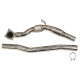 Down pipes and dump pipes Downpipe for AUDI TTS with cat | races-shop.com